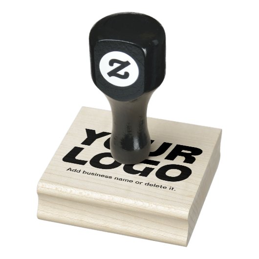 Uw bedrijfslogo op maat gemaakte rubberen stempel (Stempel)
