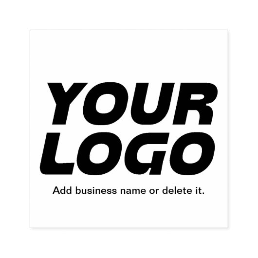 Uw bedrijfslogo op maat gemaakte rubberen stempel (Afrduk)