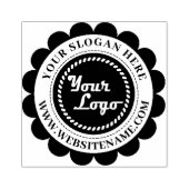 Uw bedrijfslogo op maat rubberstempel (Afrduk)