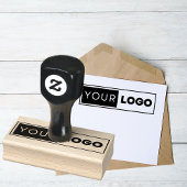 Uw bedrijfslogo op maat rubberstempel