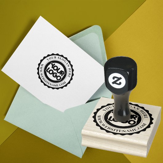 Uw bedrijfslogo op maat rubberstempel