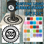 Uw bedrijfslogo op maat rubberstempel