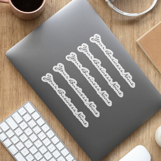 Uw bedrijfslogo op maat sticker