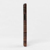 Uw bedrijfslogo op rustig hout verticaal Case-Mate iPhone case (Achterkant/rechts)