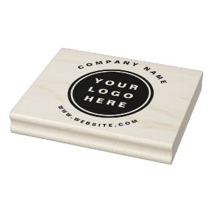 Uw bedrijfslogo promotioneel bedrijf rubberstempel