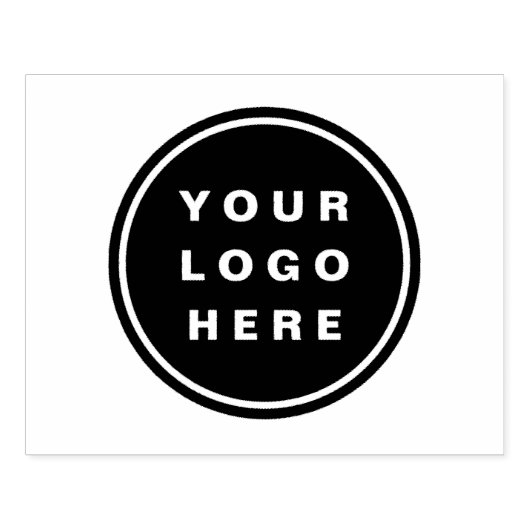 Uw bedrijfslogo promotioneel bedrijfsbedrijf rubberstempel (Afrduk)