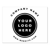 Uw bedrijfslogo promotionele bedrijfsmaatschappij rubberstempel (Afrduk)