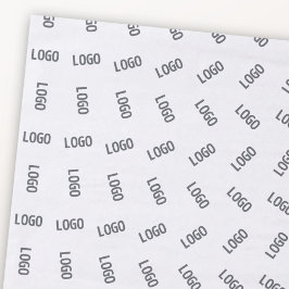 Uw bedrijfslogo | Uniek logo-patroonontwerp  Tissuepapier