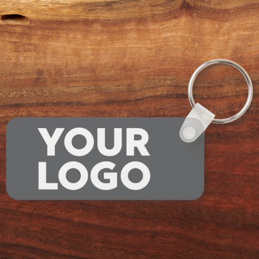 Uw BedrijfsLogo van de Tekst en Collectieve Rug Gr Sleutelhanger (Voorkant)