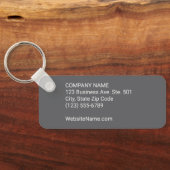 Uw BedrijfsLogo van de Tekst en Collectieve Rug Gr Sleutelhanger (Achterkant)