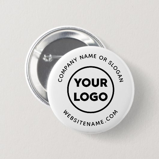 Uw BedrijfsLogo van de Tekst en Collectieve Swag Ronde Button 5,7 Cm (Voorkant /achterkant)