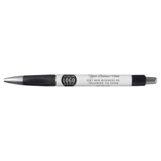 Uw bedrijfslogo Zakelijk retouradres Pen (Voorkant)