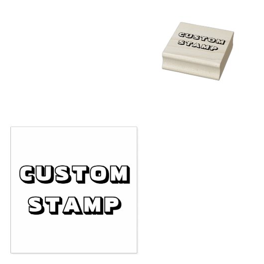 Uw bedrijfsmerk rubberstempel (Gestempeld)