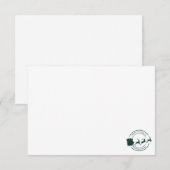 Uw bedrijfsnaam Christmas Feestdagen Custom Bedankkaart (Voorkant / Achterkant)