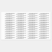 Uw bedrijfsnaam E-mailgegevens Aangepaste labels (Vel)