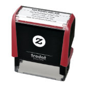 Uw bedrijfsnaam Info Adres Zelfinkkend stempel (Product)