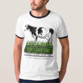 Uw bedrijfsnaam lokale Boerderij T-shirt (Voorkant)