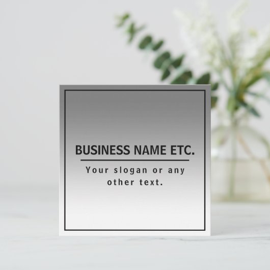 Uw bedrijfsnaam of merk enz. (Staand voorkant)