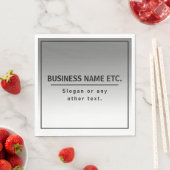 Uw bedrijfsnaam of merk enz. servet (Insitu)