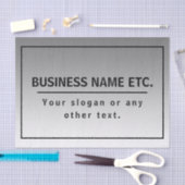 Uw bedrijfsnaam of merk enz. tissuepapier (Craft)