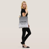 Uw bedrijfsnaam of merk enz. tote bag (Op model)
