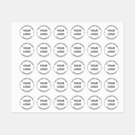 Uw bedrijfsnaam op maat voor speciale acties labels (Vel)