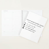 Uw bedrijfsnaam Tekst Info Business Planner (Display)