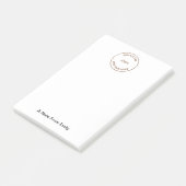 Uw bedrijfsnaam Typografie Post-it® Notes (Schuin)
