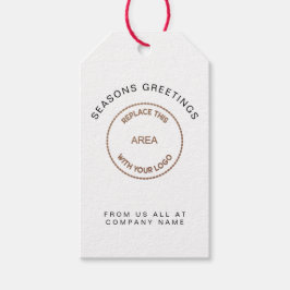 Uw bedrijfsnaam van uw bedrijf Logo Cadeaulabel