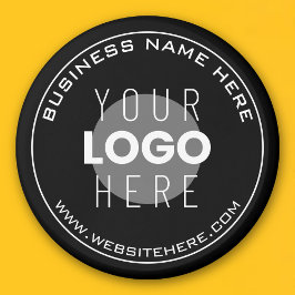 Uw bedrijfsnaam, website + geüploade Afbeelding Magneet