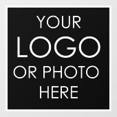 Uw bedrijfsnaam winkelpui Zakelijk logo Raamsticker (Vel)