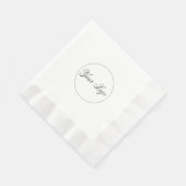 Uw bedrijfsnoer Napkin Servet (Hoek)