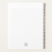 Uw bedrijfspanner van de Aangepaste Witte Bedrijfs Planner (Achterkant)