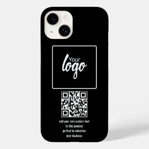 Uw BedrijfsQR Code en Tekst van de Logo Case-Mate iPhone 14 Hoesje
