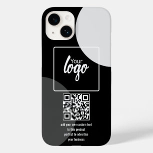 Uw BedrijfsQR Code en Tekst van de Logo Case-Mate iPhone 14 Hoesje