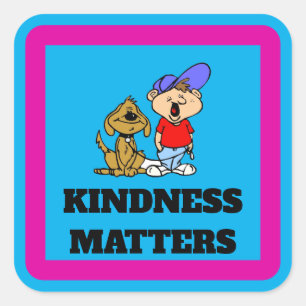 UW BERICHT, bewerk tekst, Teken Vierkante Sticker