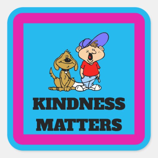 UW BERICHT, bewerk tekst, Teken Vierkante Sticker (Voorkant)