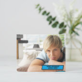 Uw bericht Foto Leuk Retro Stripboek Pop Kunst Briefkaart (Staand voorkant)