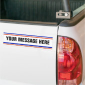 UW BERICHT HIER Sjabloon Bumpersticker (Op Truck)