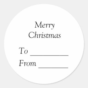 Uw bericht hier voeg tekstnaam vrolijk Kerstmis to Ronde Sticker
