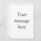 Uw bericht hier voegt de naam monogram afbeelding  kaart (Voorkant)