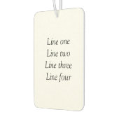 Uw bericht hier voegt de naam monogram afbeelding luchtverfrisser (Links)