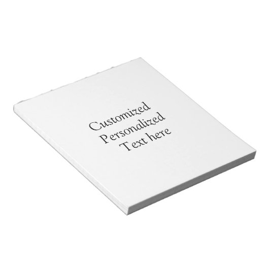 Uw bericht hier voegt de naam monogram afbeelding  notitieblok (Schuin)