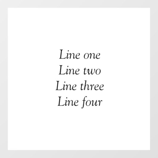 Uw bericht hier voegt de naam monogram afbeelding raamsticker (Vel)