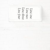 Uw bericht hier voegt de naam monogram afbeelding  spandoek (Insitu)