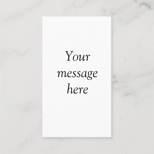 Uw bericht hier voegt de naam monogram afbeelding  visitekaartje (Voorkant)