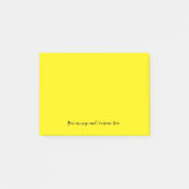 Uw bericht Levendig Helder Geel Post-it® Notes (Voorkant)