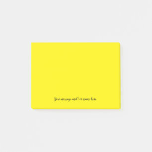 Uw bericht Levendig Helder Geel Post-it® Notes