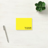 Uw bericht Levendig Helder Geel Post-it® Notes (Kantoor)