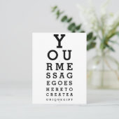 Uw bericht Optometristenkaart Briefkaart (Staand voorkant)